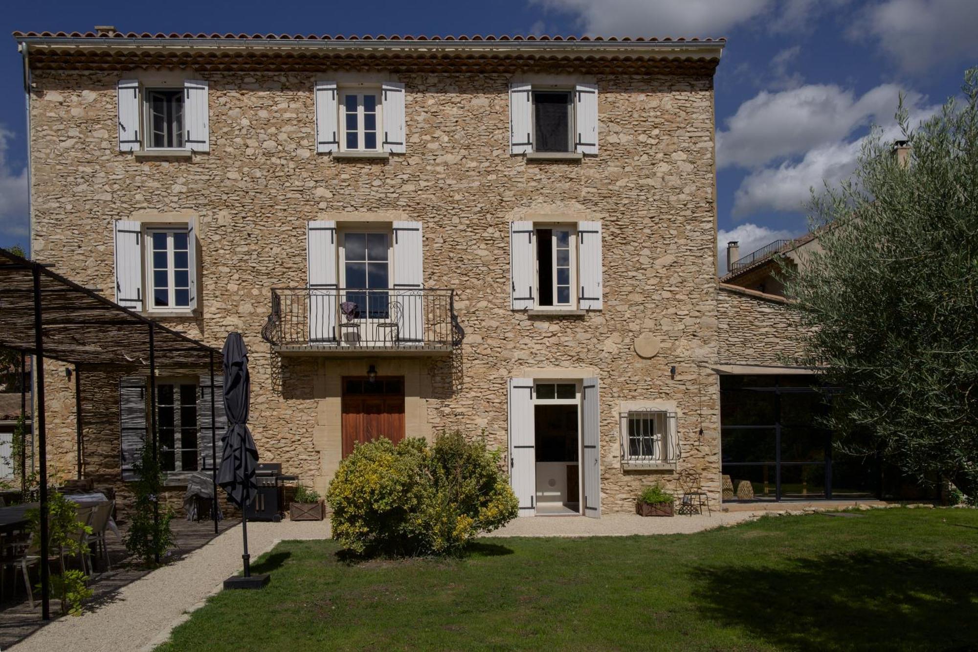 Provenzalisches Landhaus Les Martinets Am Fusse Des Mont Ventoux Villes-sur-Auzon Buitenkant foto