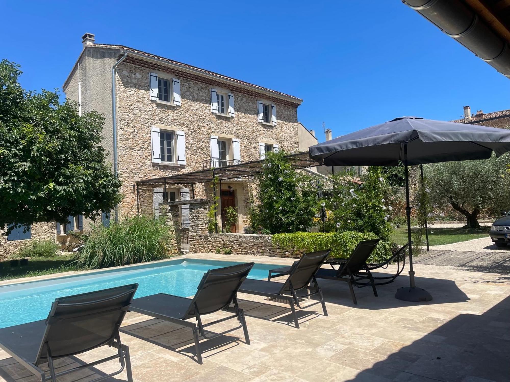 Provenzalisches Landhaus Les Martinets Am Fusse Des Mont Ventoux Villes-sur-Auzon Buitenkant foto