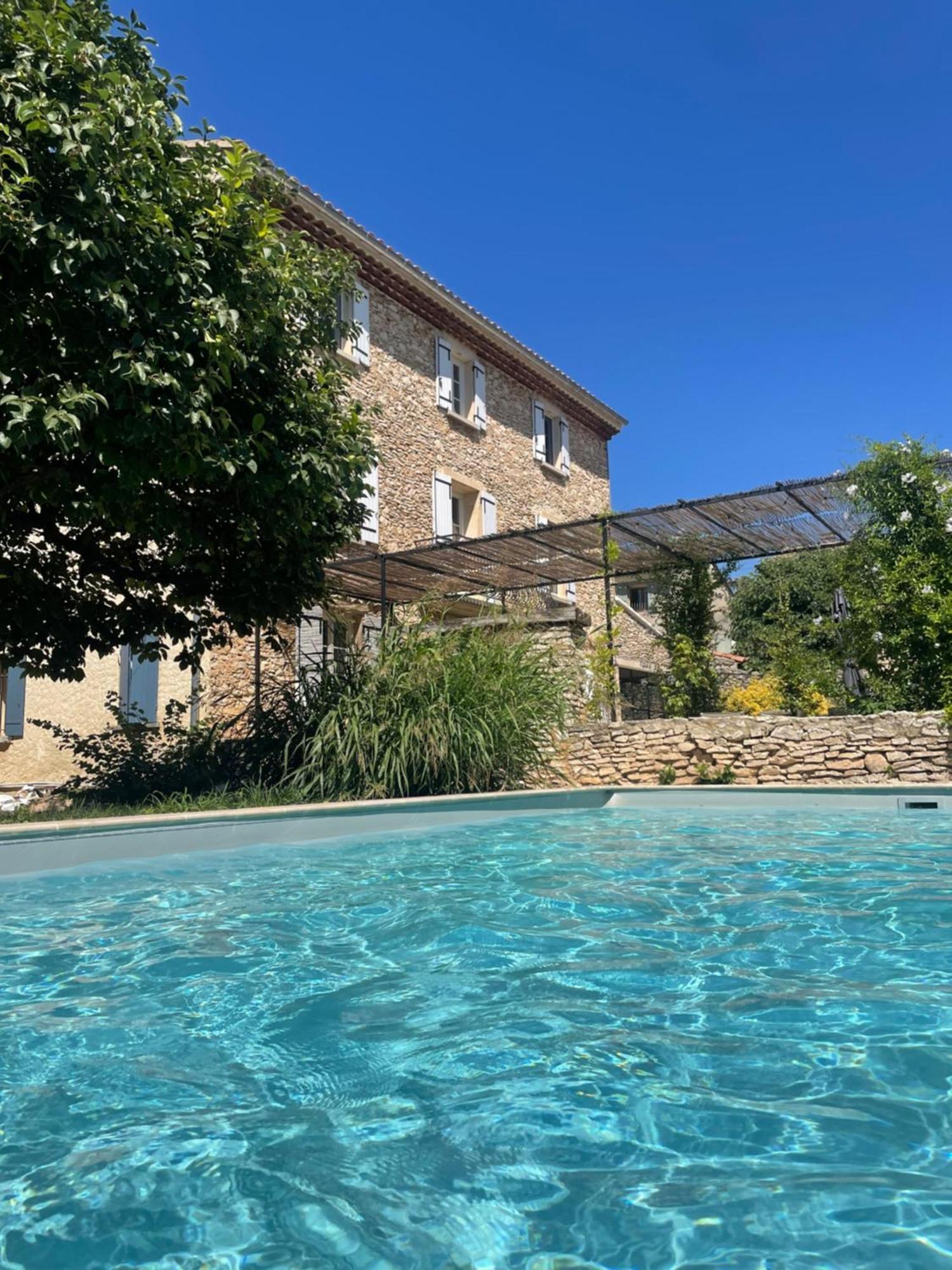 Provenzalisches Landhaus Les Martinets Am Fusse Des Mont Ventoux Villes-sur-Auzon Buitenkant foto