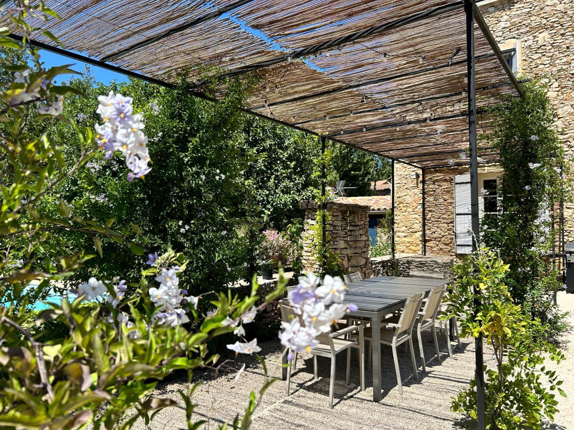 Provenzalisches Landhaus Les Martinets Am Fusse Des Mont Ventoux Villes-sur-Auzon Buitenkant foto